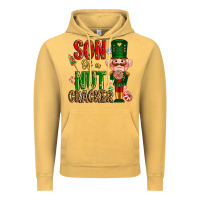 Vintage Mustard Christmas son of a nutcracker Vintage Hoodie - NancyCooperArtShop
