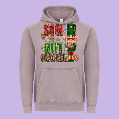 Christmas Son Of A Nutcracker Vintage Hoodie Designed By Nancycooperartshop