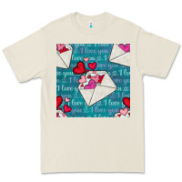 Bone valentines day envelope with hearts Premium Tee - BundleAndBundleShop