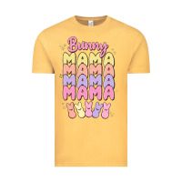 Vintage Mustard bunny mama Vintage Tee - MaliasSmallBusiness