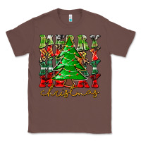 Chestnut Merry Christmas Tree Classic Tee - CowhideDigitalArt