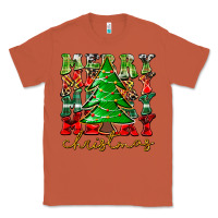 Copper Merry Christmas Tree Classic Tee - CowhideDigitalArt
