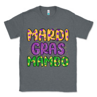 Charcoal Heather mardi gras mambo Classic Tee - MaliasSmallBusiness