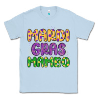 Dusty Blue mardi gras mambo Classic Tee - MaliasSmallBusiness