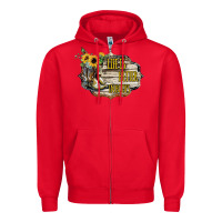 Red life is better in boots Zipper Hoodie - Bettercallsaul