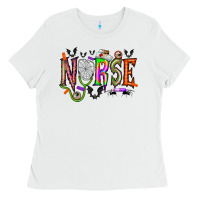 White nurse halloween Ladies Tee - RacoonDesign