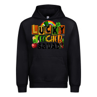 Black lucky teacher squad Urban Hoodie - FaDigitalArtStudio