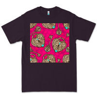 Plum valentines day lock and key seamless pattern Premium Tee - BundleAndBundleShop