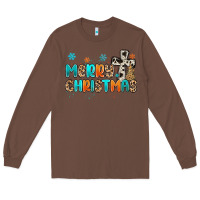 Chestnut western merry christmas Long Sleeve Tee - MaliasSmallBusiness