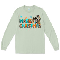 Matcha western merry christmas Long Sleeve Tee - MaliasSmallBusiness