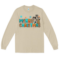 Mushroom western merry christmas Long Sleeve Tee - MaliasSmallBusiness