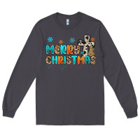 Smoke western merry christmas Long Sleeve Tee - MaliasSmallBusiness