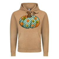 Vintage Camel blue plaid autumn pumpkin Vintage Hoodie - Jasminsmagicworld