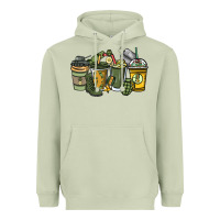 Matcha Army coffee cups 4th of july Heavyweight Hoodie - HowdyJamesFarm