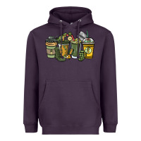 Plum Army coffee cups 4th of july Heavyweight Hoodie - HowdyJamesFarm