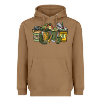 Toasted Coconut Army coffee cups 4th of july Heavyweight Hoodie - HowdyJamesFarm