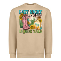 Mushroom last night we let the liquar talk Heavyweight Sweatshirt - NancyCooperArtShop