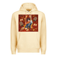 Pina Colada wizard boy with magic items Premium Hoodie - TumblerDesignByShophia