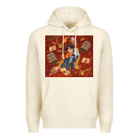 Sandshell wizard boy with magic items Premium Hoodie - TumblerDesignByShophia