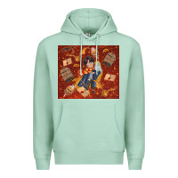 Seafoam wizard boy with magic items Premium Hoodie - TumblerDesignByShophia