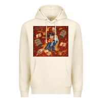 Tofu wizard boy with magic items Premium Hoodie - TumblerDesignByShophia