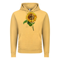 Vintage Mustard mammoth sunflower Vintage Hoodie - LillyAllenDesigns