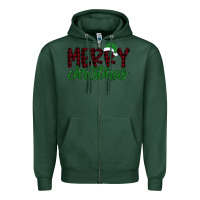 Sports Green Merry Christmas Zipper Hoodie - Bettercallsaul