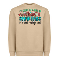 Im  Kind Of A Mix Of Sweetheart And Smartass Heavyweight Sweatshirt | Teevron