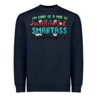 Navy im  kind of a mix of sweetheart and smartass Heavyweight Sweatshirt - MaliasSmallBusiness