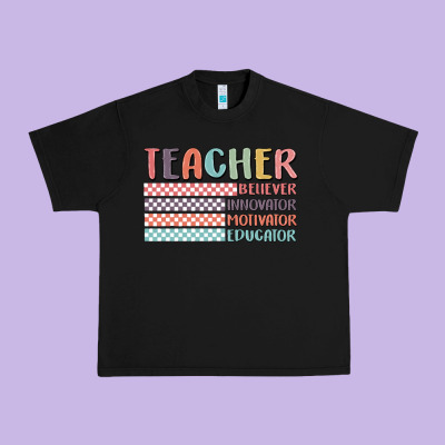 Retro Teacher Urban Heavy Tee Designed By Maliassmallbusiness