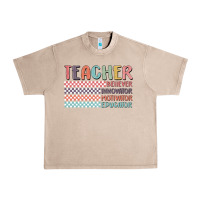 French Oak retro teacher Urban Heavy Tee - MaliasSmallBusiness