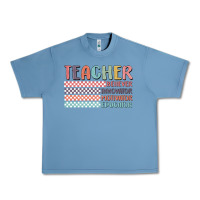 Pebble Blue retro teacher Urban Heavy Tee - MaliasSmallBusiness