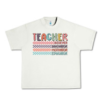 Pistachio retro teacher Urban Heavy Tee - MaliasSmallBusiness