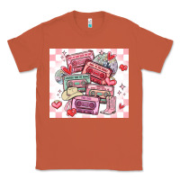 Copper valentine's day cassette tapes Classic Tee - MaliasSmallBusiness