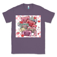 Lavender valentine's day cassette tapes Classic Tee - MaliasSmallBusiness