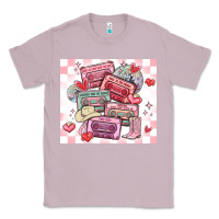 Lilac valentine's day cassette tapes Classic Tee - MaliasSmallBusiness