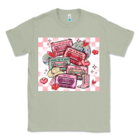 Matcha valentine's day cassette tapes Classic Tee - MaliasSmallBusiness