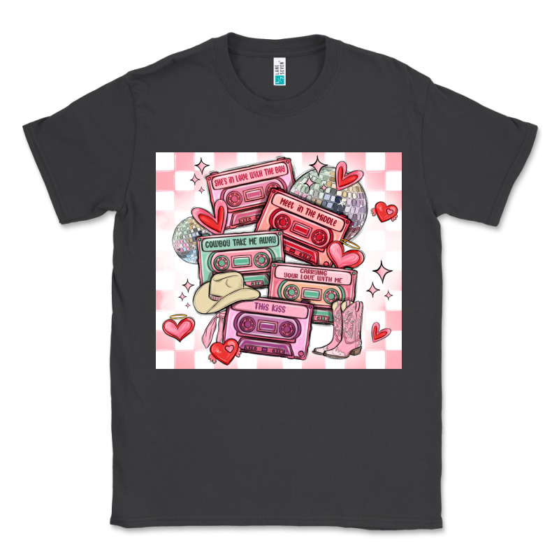 Valentine's Day Cassette Tapes Classic Tee by MaliasSmallBusiness | Teevron