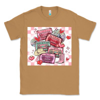 Toasted Coconut valentine's day cassette tapes Classic Tee - MaliasSmallBusiness