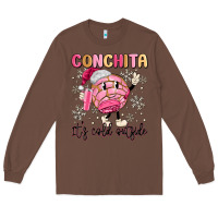 Chestnut conchita it's cold outside Long Sleeve Tee - MaliasSmallBusiness