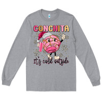 Heather Grey conchita it's cold outside Long Sleeve Tee - MaliasSmallBusiness