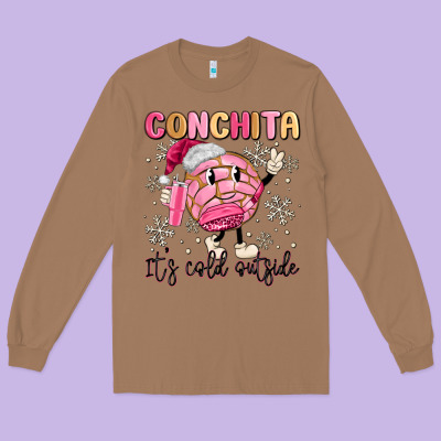 Conchita It's Cold Outside Long Sleeve Tee Designed By Maliassmallbusiness