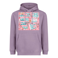 Lavender funny nurse Heavyweight Hoodie - TumblerDesignByShophia