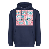 Navy funny nurse Heavyweight Hoodie - TumblerDesignByShophia