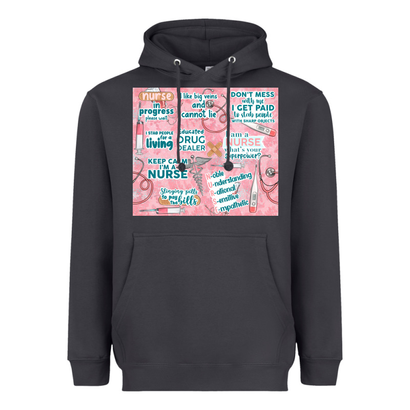 Funny Nurse Heavyweight Hoodie by TumblerDesignByShophia | Teevron