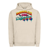 Pigment French Oak Normalize our differences Autism Urban Hoodie - FaDigitalArtStudio