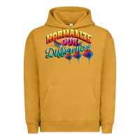 Pigment Peanut Butter Normalize our differences Autism Urban Hoodie - FaDigitalArtStudio