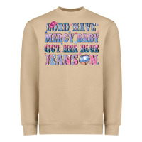 Mushroom lord have mercy baby got her blue jeans on Heavyweight Sweatshirt - NancyCooperArtShop