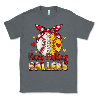 Charcoal Heather busy raising ballers Classic Tee - JahusDesignShop