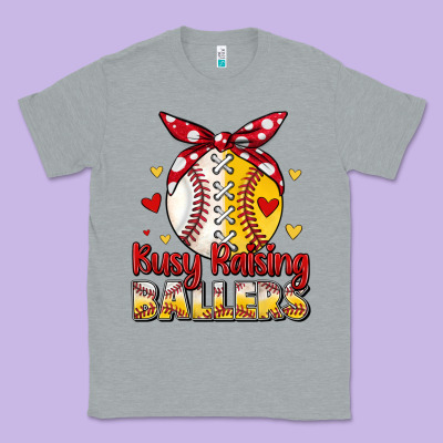 Busy Raising Ballers Classic Tee Designed By Jahusdesignshop